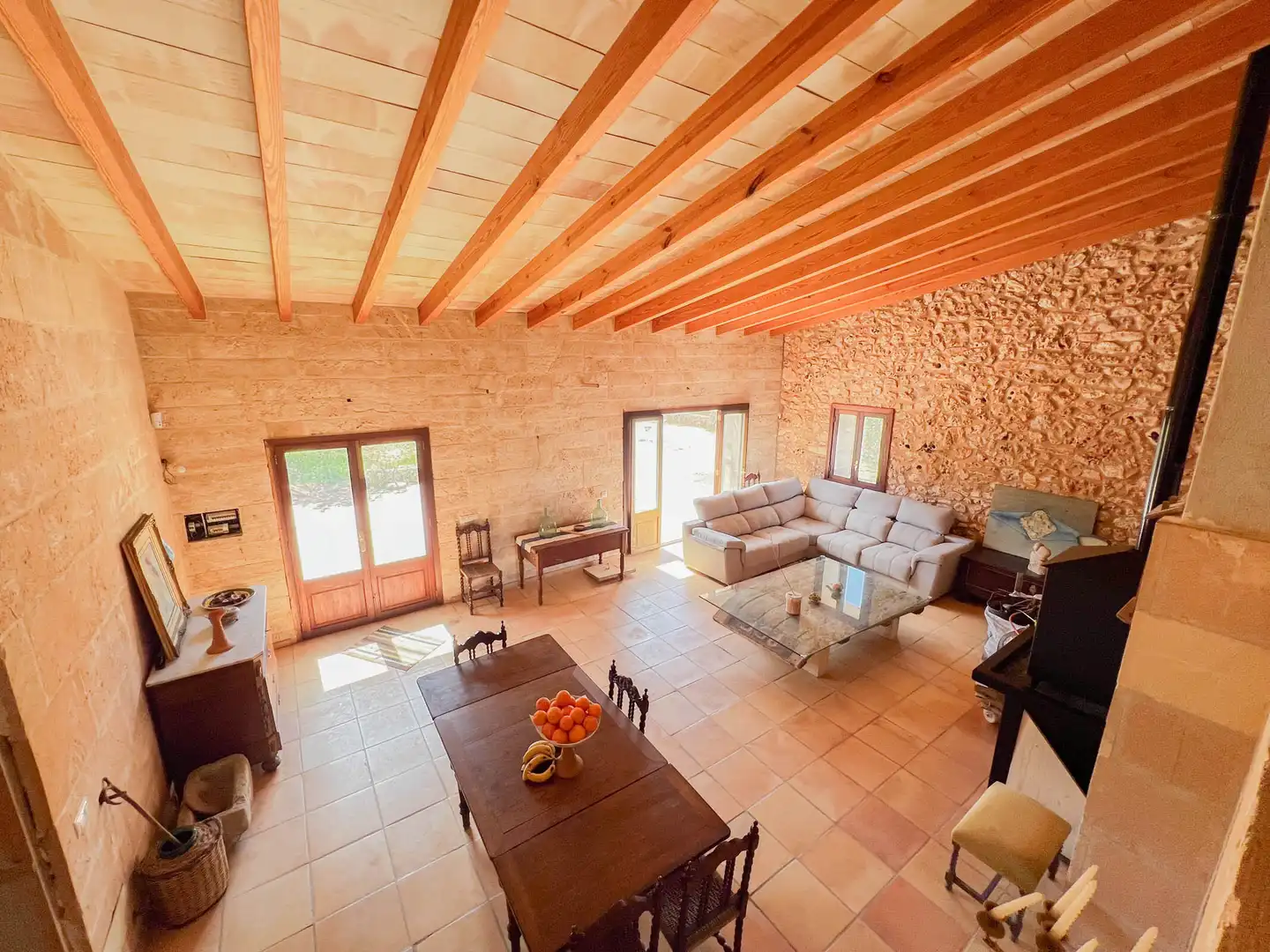 Living room of Country homes for sale in Manacor  with Air Conditioner, Terrace and Storage room
