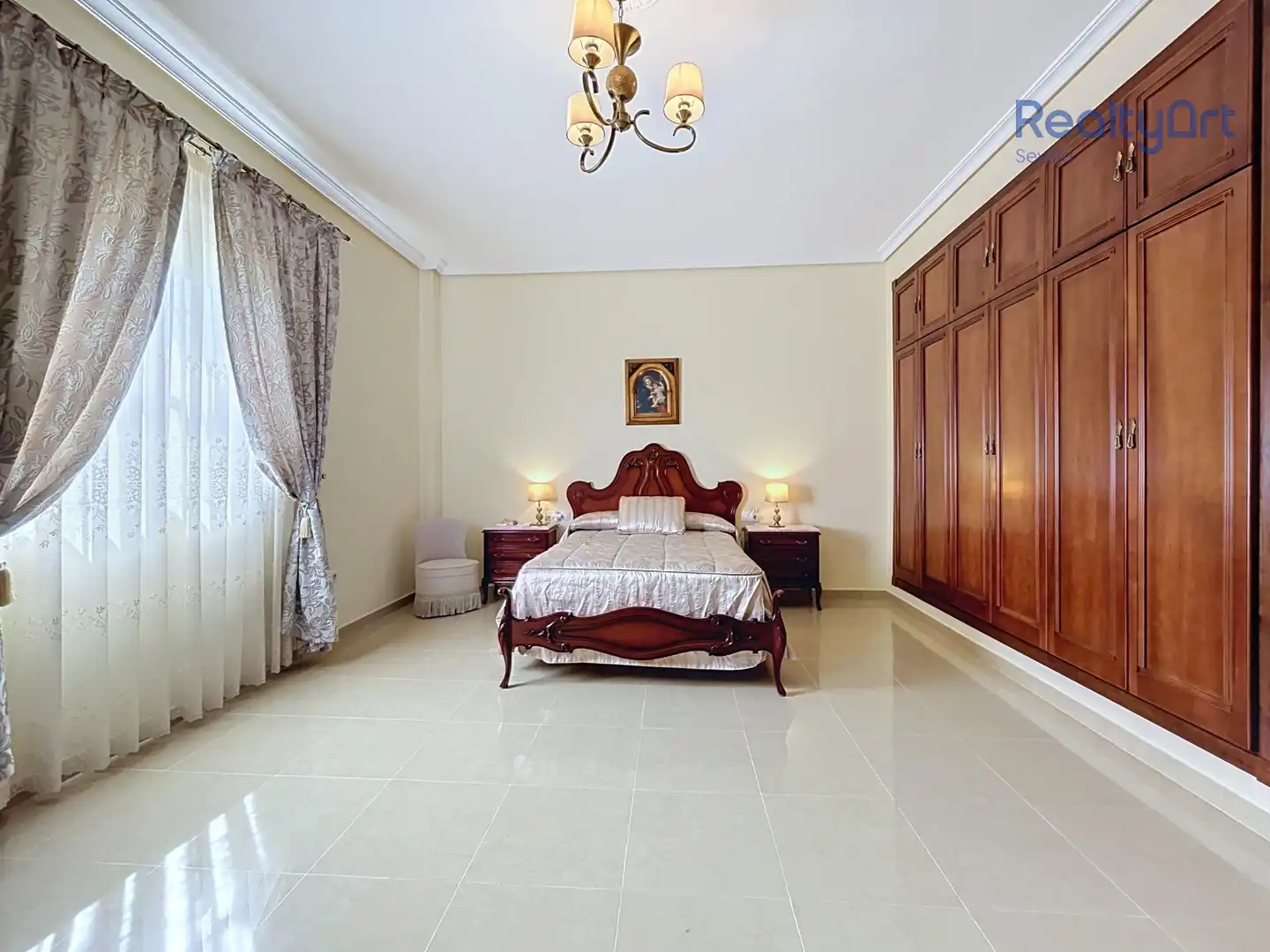 Bedroom of Houses for sale in Tomares  with Air Conditioner, Heating and Private garden