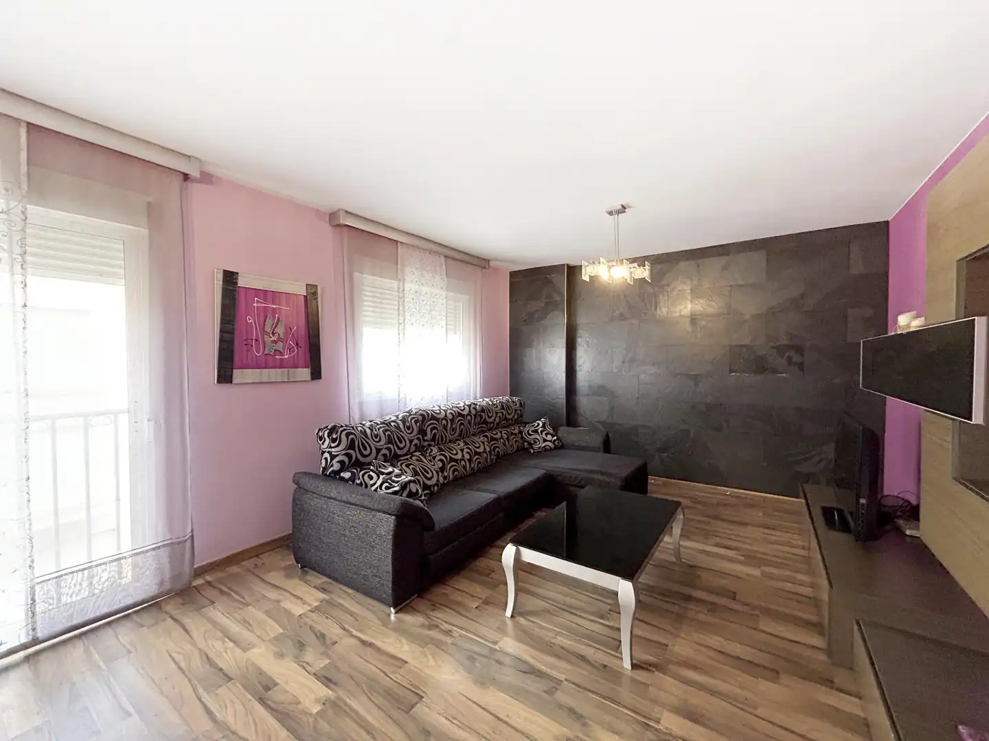 Sala de estar de Piso en venta en Monforte del Cid con Aire acondicionado, Calefacción y Alarma