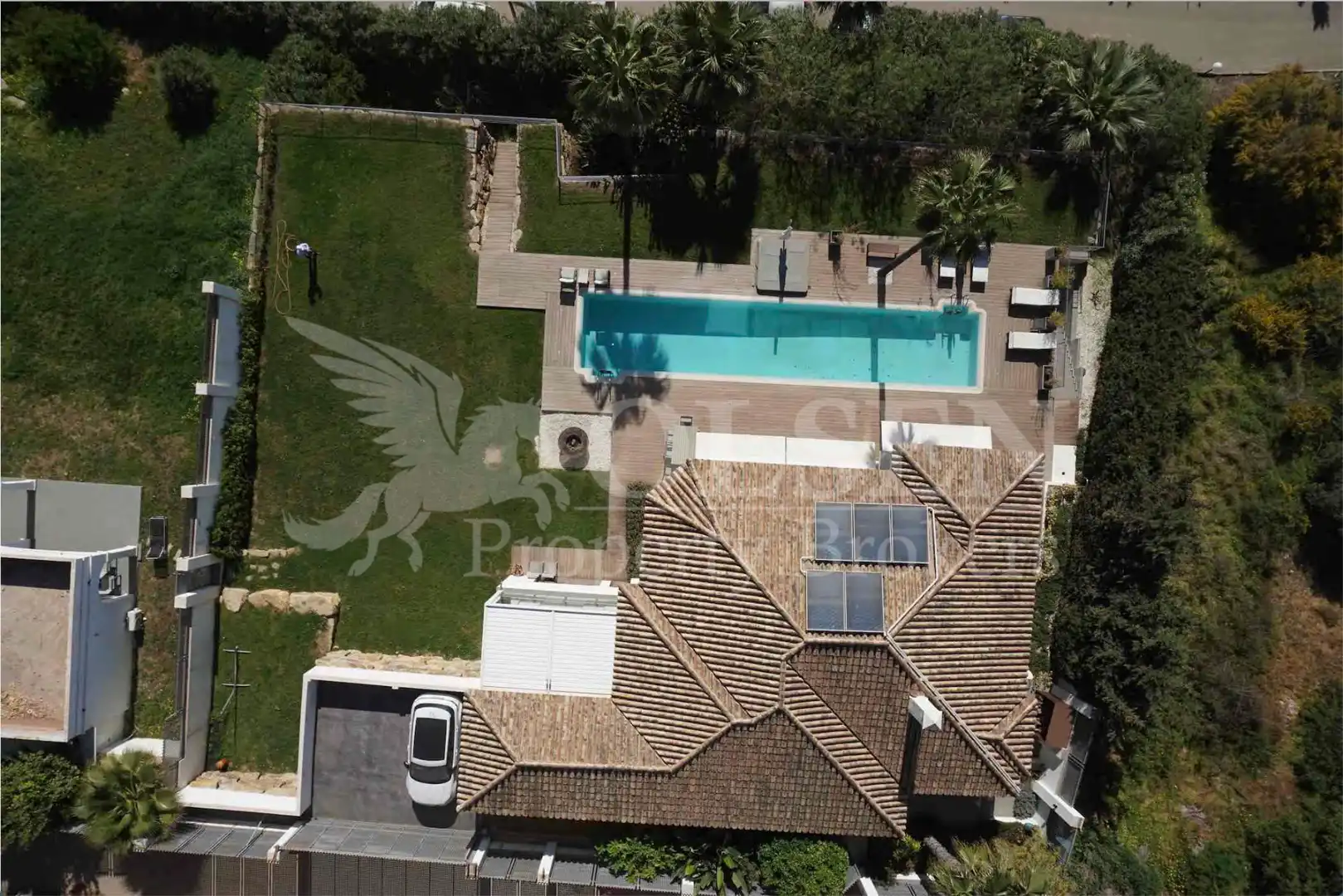 Jardín de Casa o chalet en venta en Estepona con Aire acondicionado, Calefacción y Jardín privado