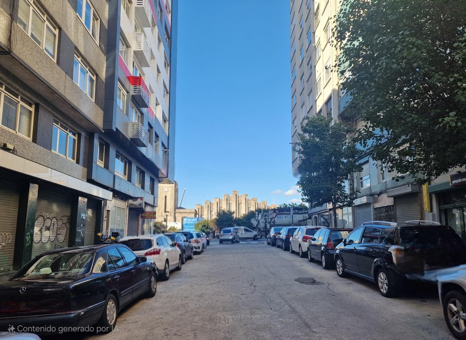 Vista exterior de Apartamento de alquiler en A Coruña Capital  con Calefacción y Balcón