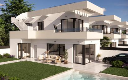 Exterior view of Single-family semi-detached for sale in Los Montesinos  with Private garden and Terrace
