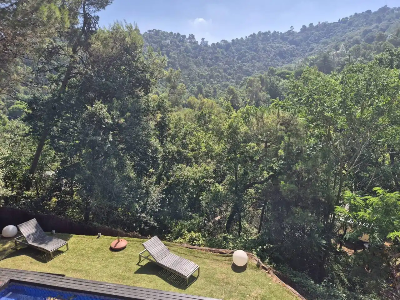 Terrace of Houses for sale in Sant Cugat del Vallès  with Private garden, Terrace and Swimming Pool