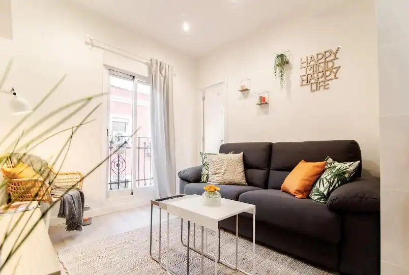 Living room of Apartments for rent in Madrid  with Air Conditioner, Heating and Parquet flooring