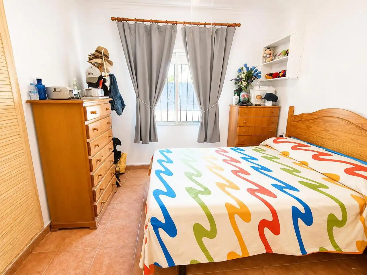 Bedroom of Houses for sale in Oliva  with Air Conditioner, Private garden and Terrace