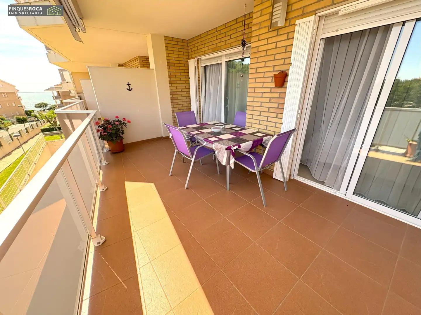 Terraza de Apartamento en venta en Alcanar con Calefacción, Terraza y Piscina