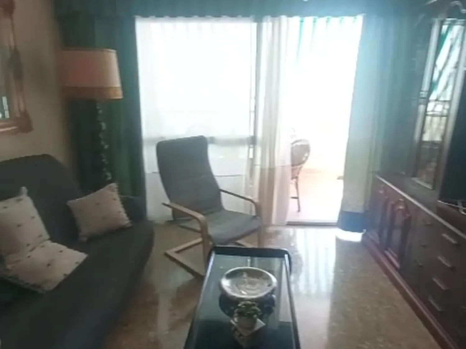 Sala d'estar de Pis de lloguer en Málaga Capital amb Moblat, Rentadora i Microones