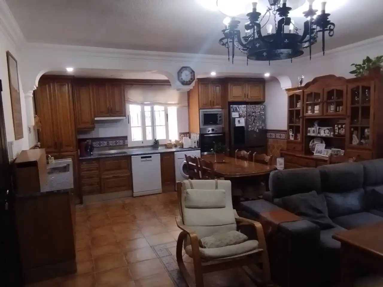Cocina de Casa o chalet en venta en Ciudad Real con Aire acondicionado, Jardín privado y Terraza