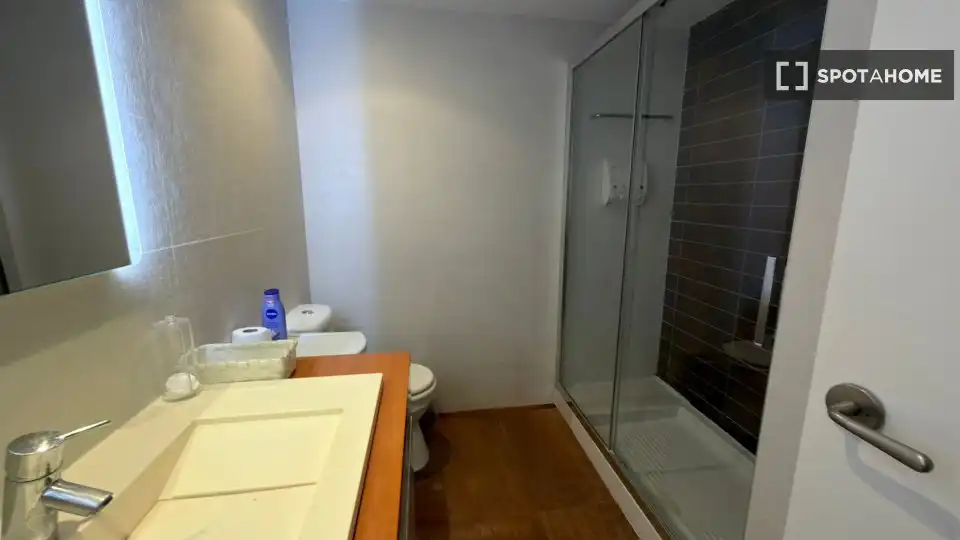 Bany de Apartament per a compartir en Alicante / Alacant amb Aire condicionat, Calefacció i Terrassa