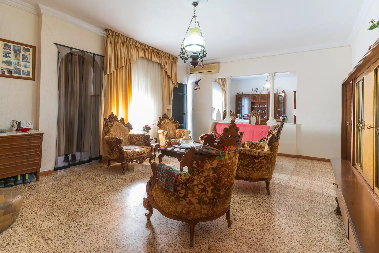 Living room of Country homes for sale in Bonares  with Private garden, Terrace and Swimming Pool