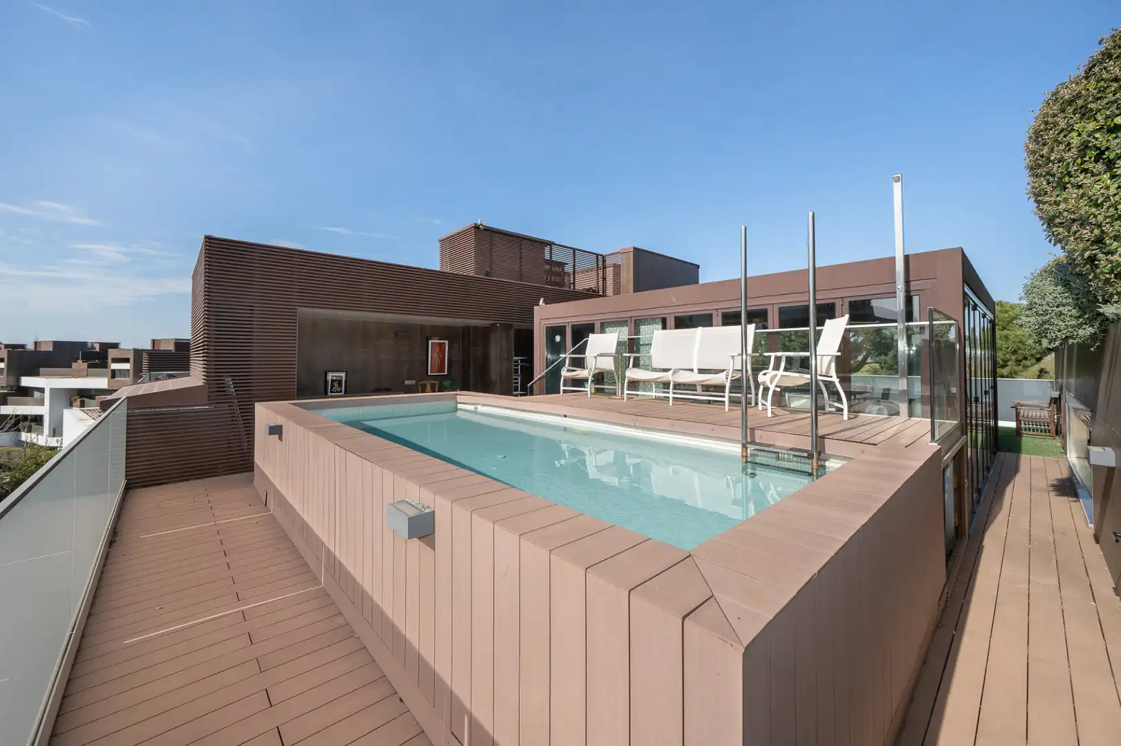 Piscina de Àtic en venda en Pozuelo de Alarcón amb Aire condicionat, Calefacció i Jardí privat