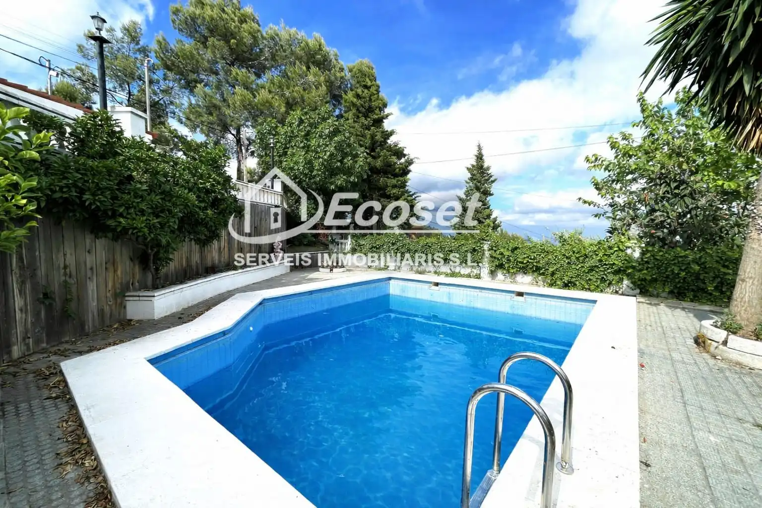 Swimming pool of Detached homes for sale in Vallirana  with Heating, Private garden and Terrace