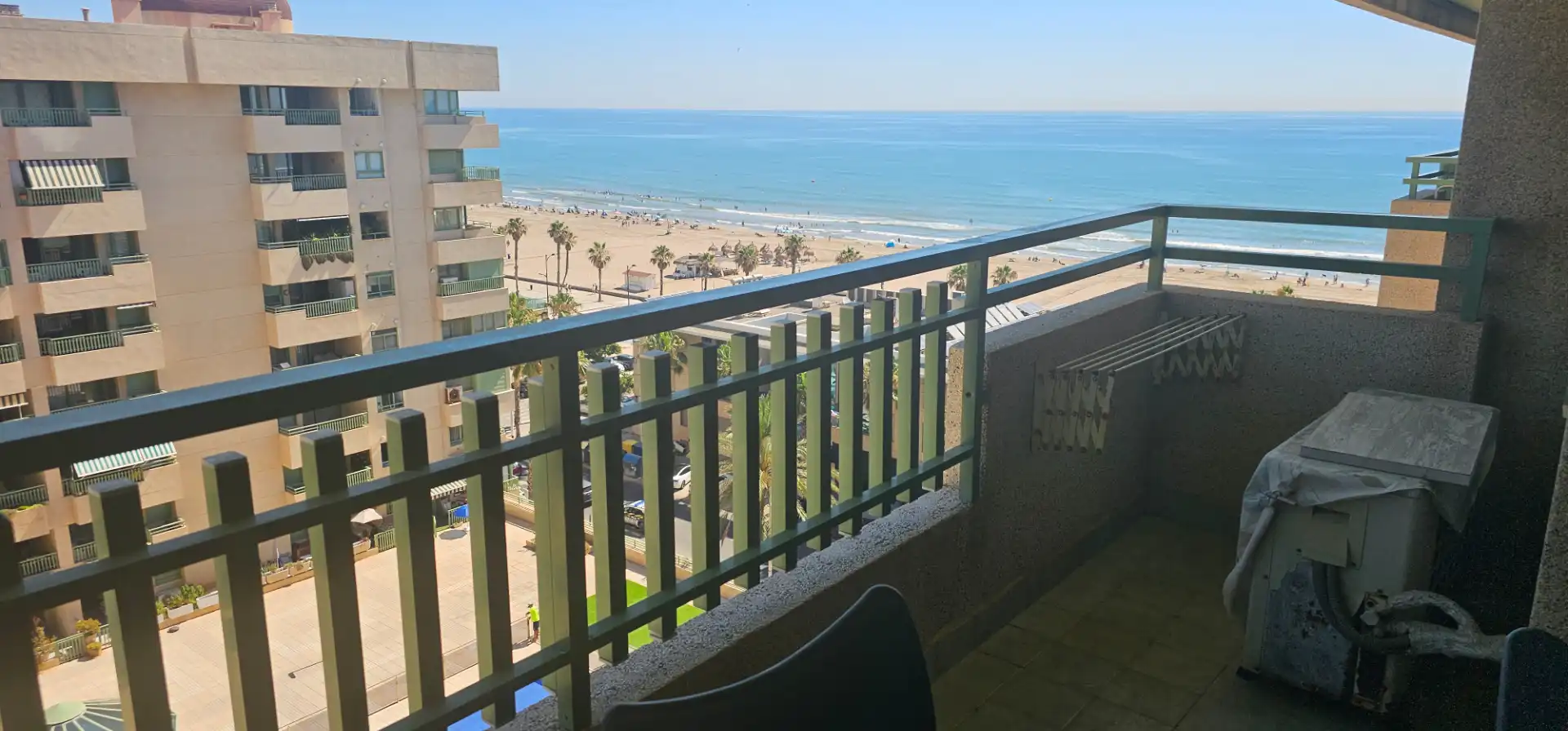 Terrassa de Apartament de lloguer en Alboraya amb Aire condicionat, Terrassa i Moblat