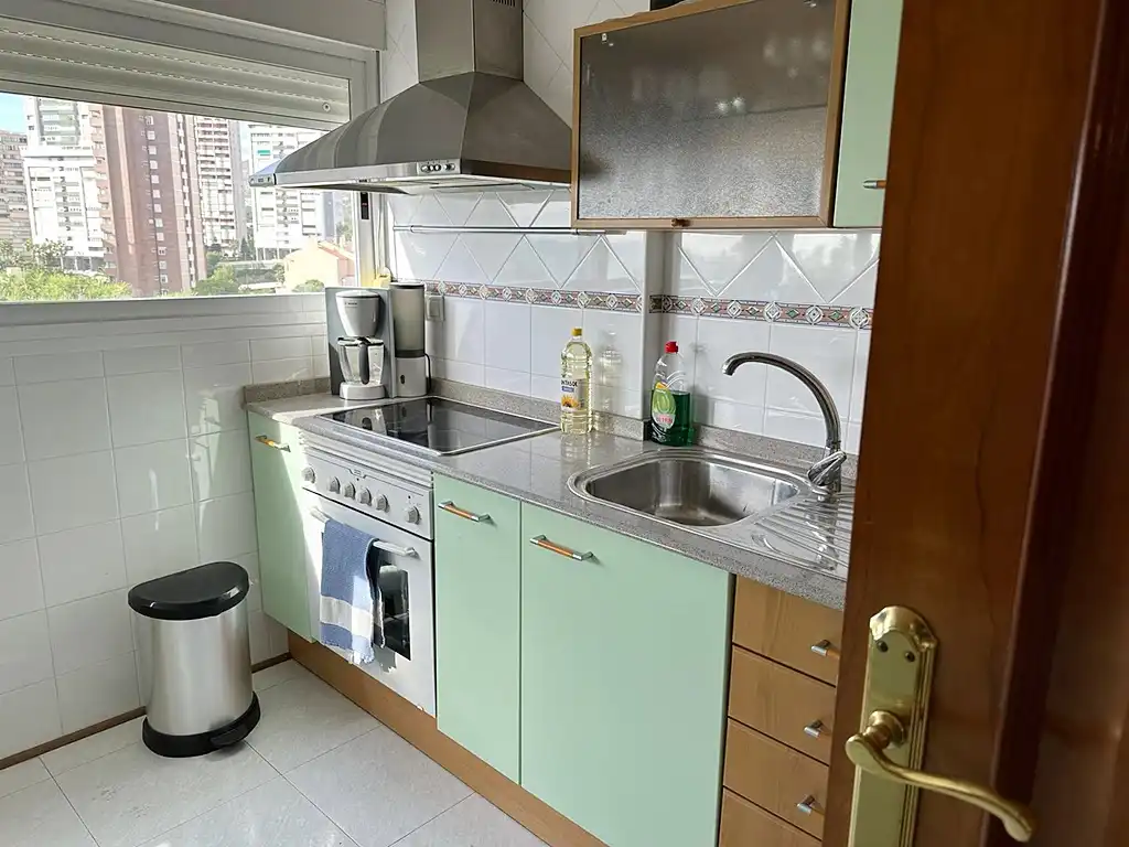 Cocina de Piso en venta en Benidorm con Aire acondicionado, Jardín privado y Terraza
