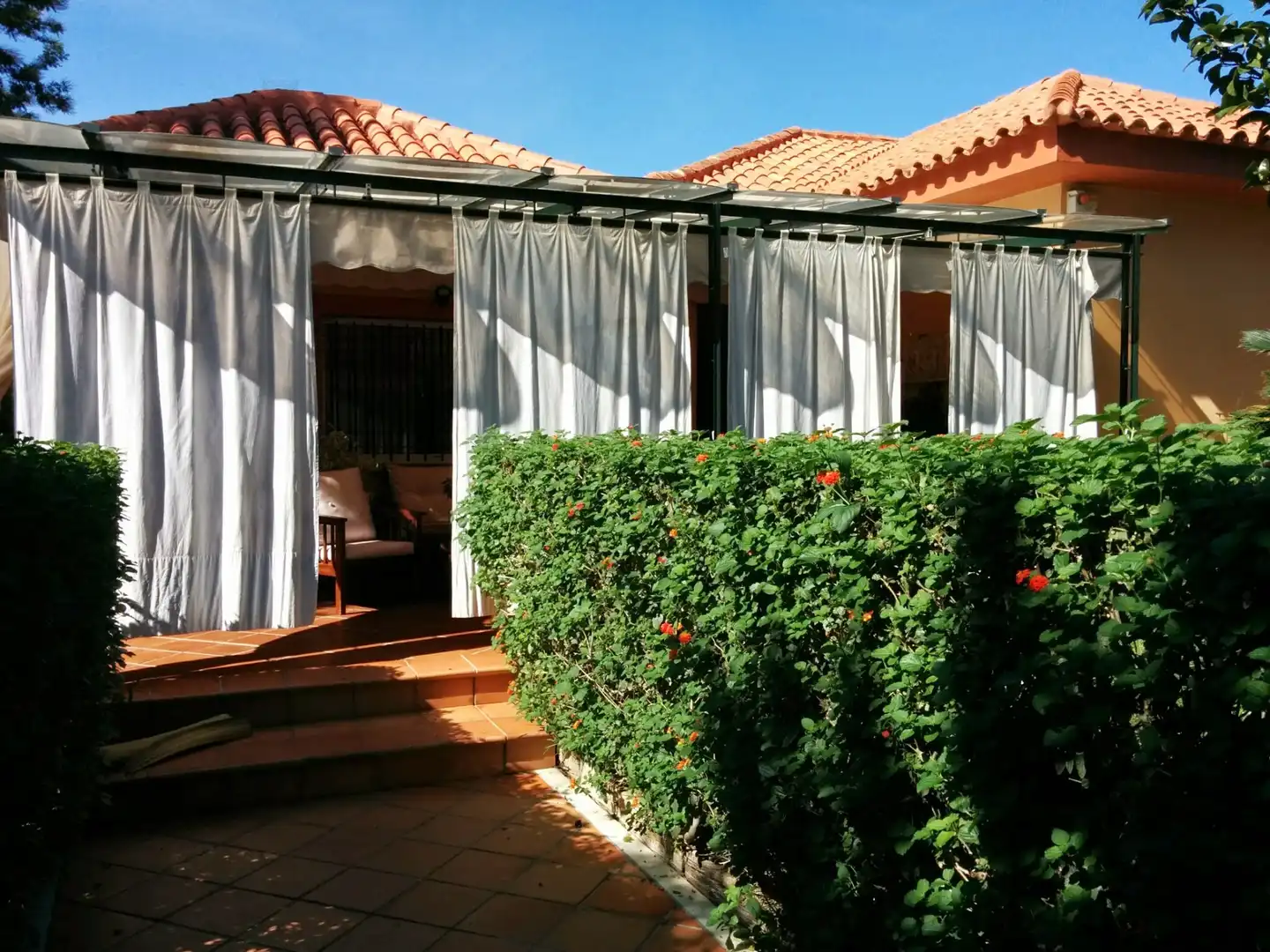 Terrassa de Casa o xalet en venda en Alcalá de Guadaira amb Aire condicionat, Calefacció i Jardí privat