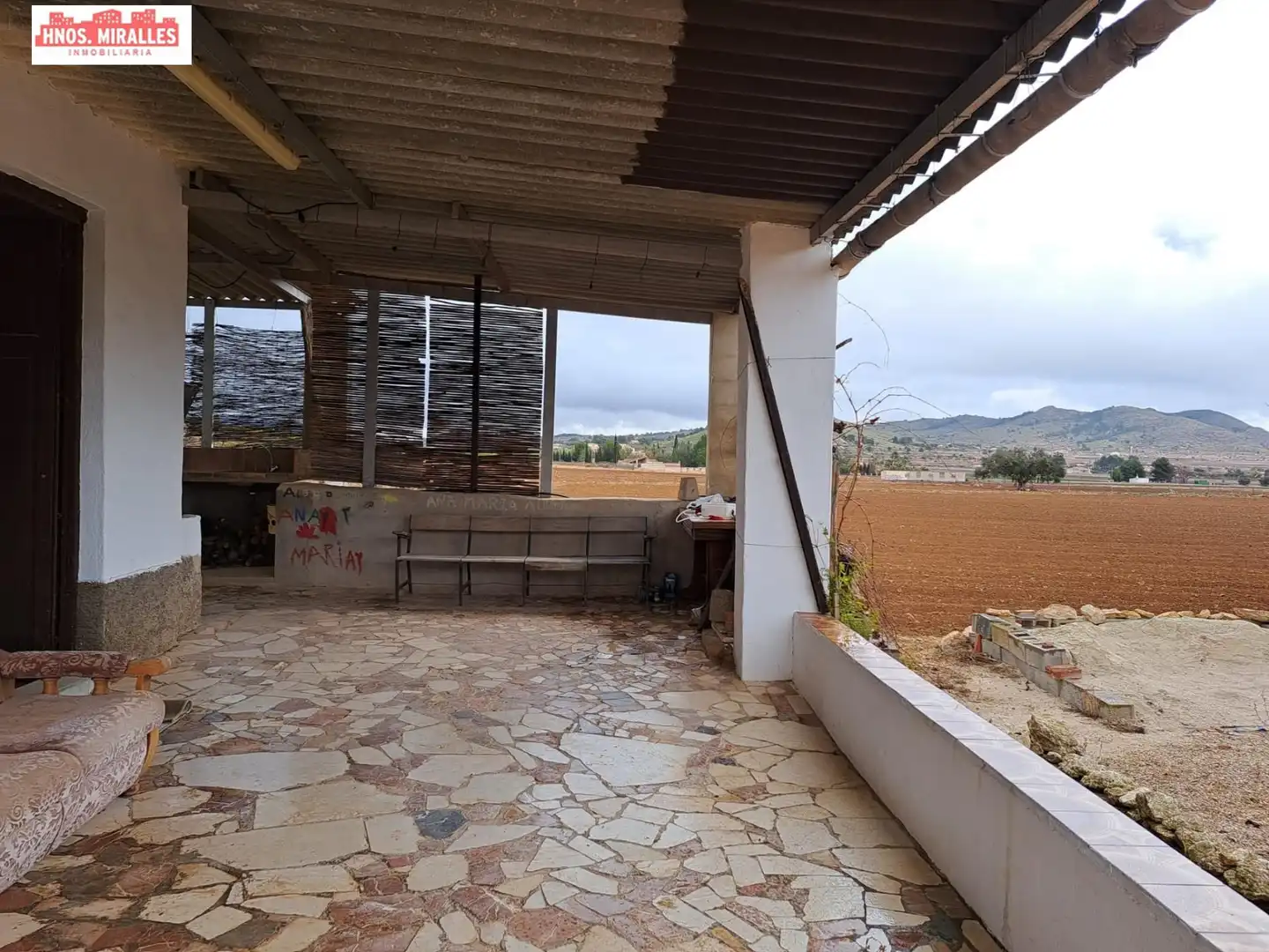 Terrassa de Finca rústica en venda en Hondón de las Nieves / El Fondó de les Neus
