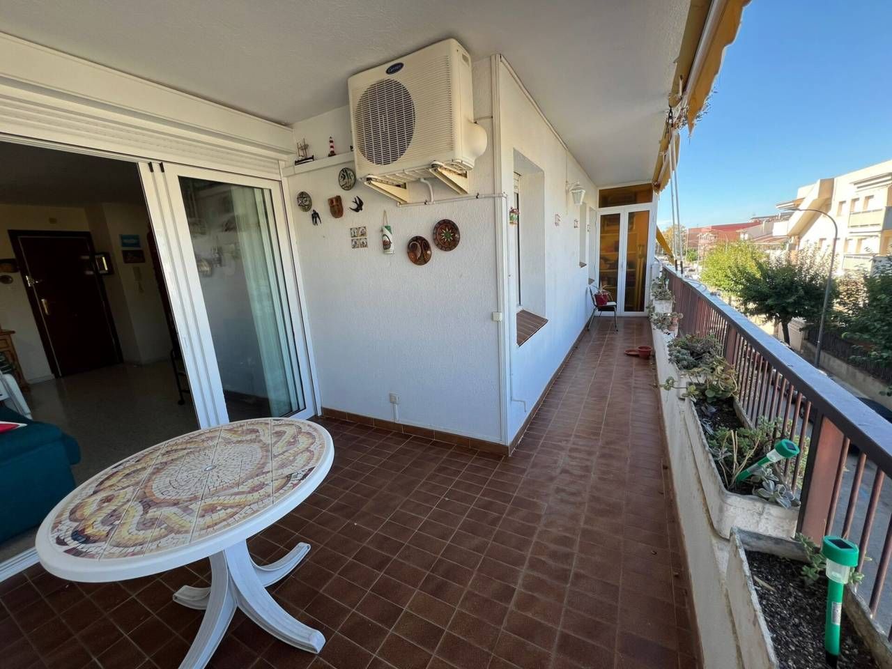 Balcony of Flat for sale in Cubelles  with Air Conditioner, Terrace and Furnished