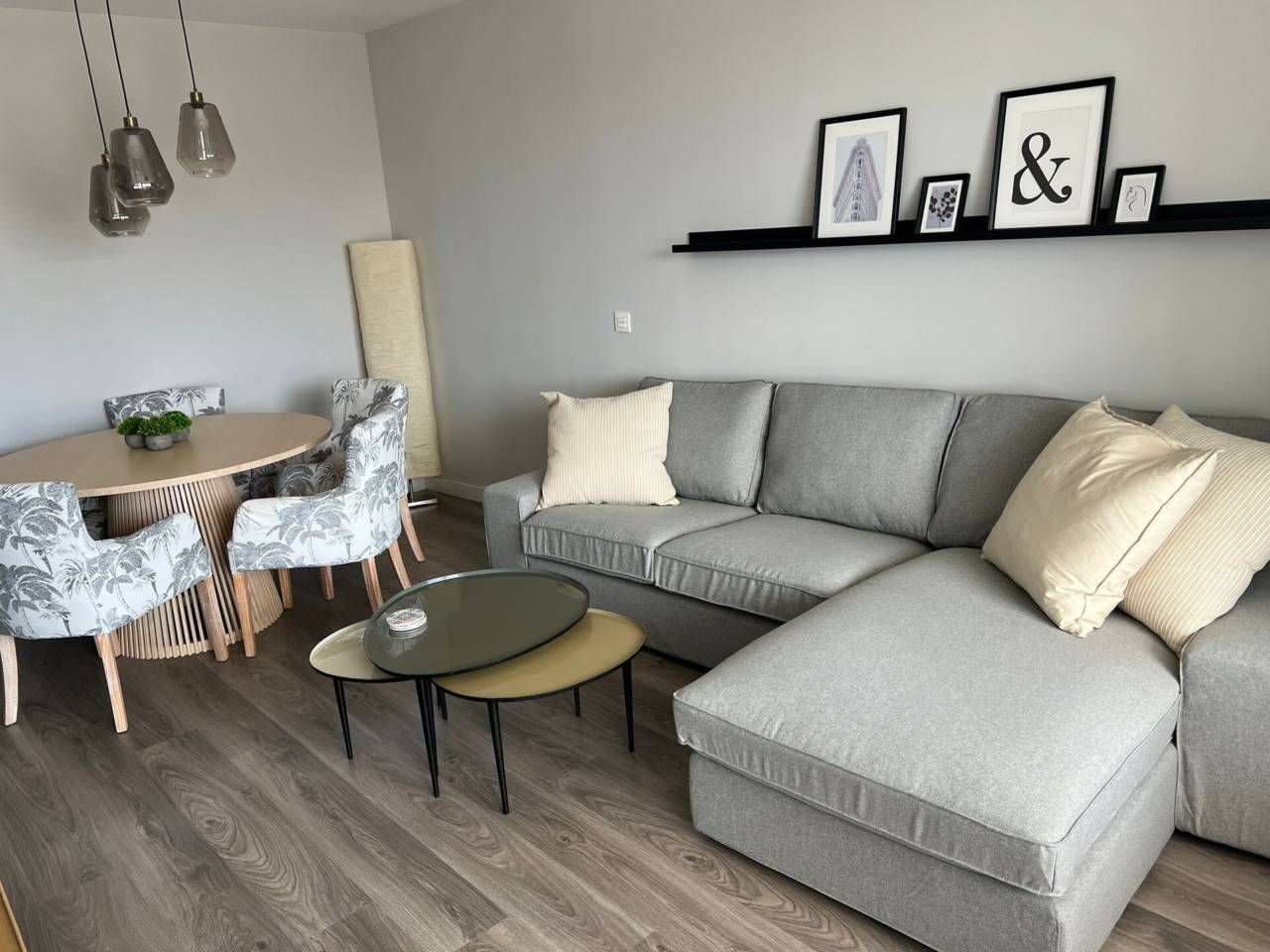 Sala de estar de Piso de alquiler en Málaga Capital con Aire acondicionado, Calefacción y Terraza