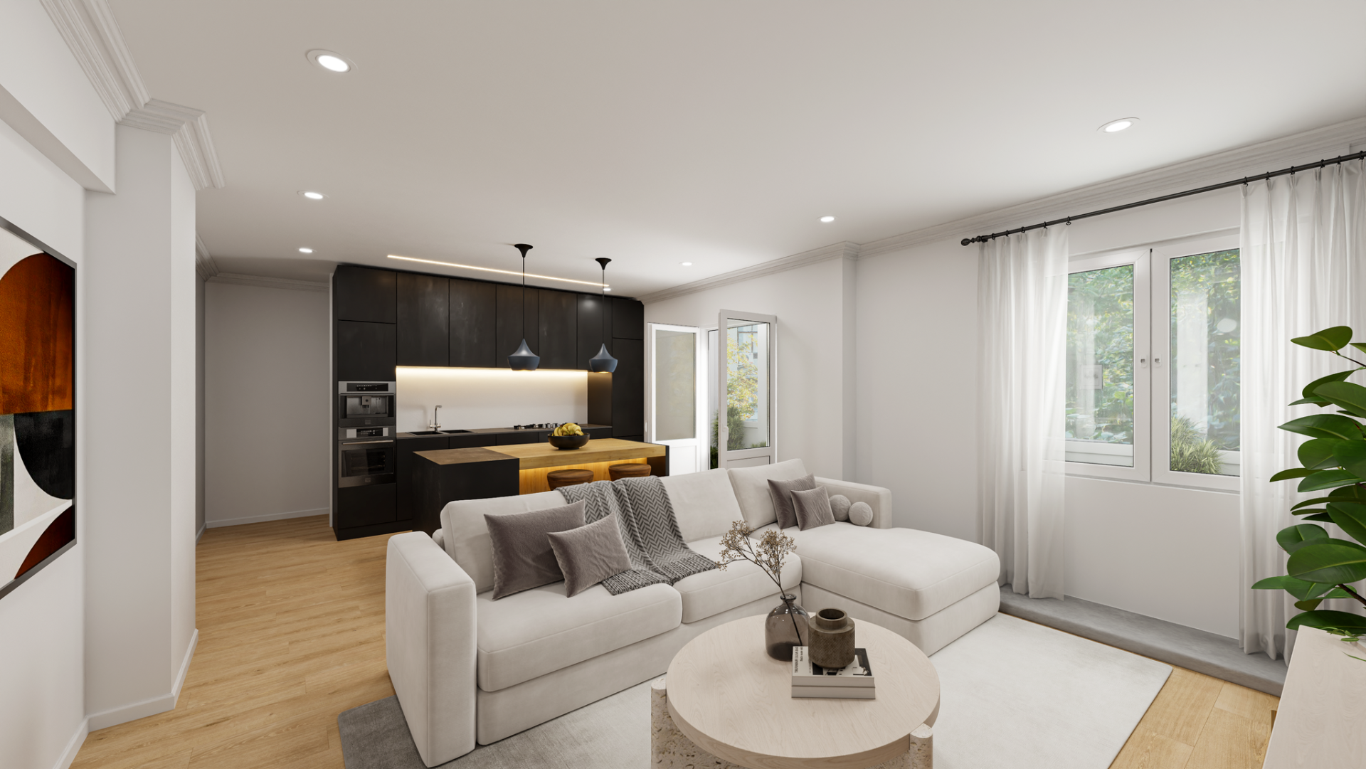 Living room of Flat for sale in Bilbao 