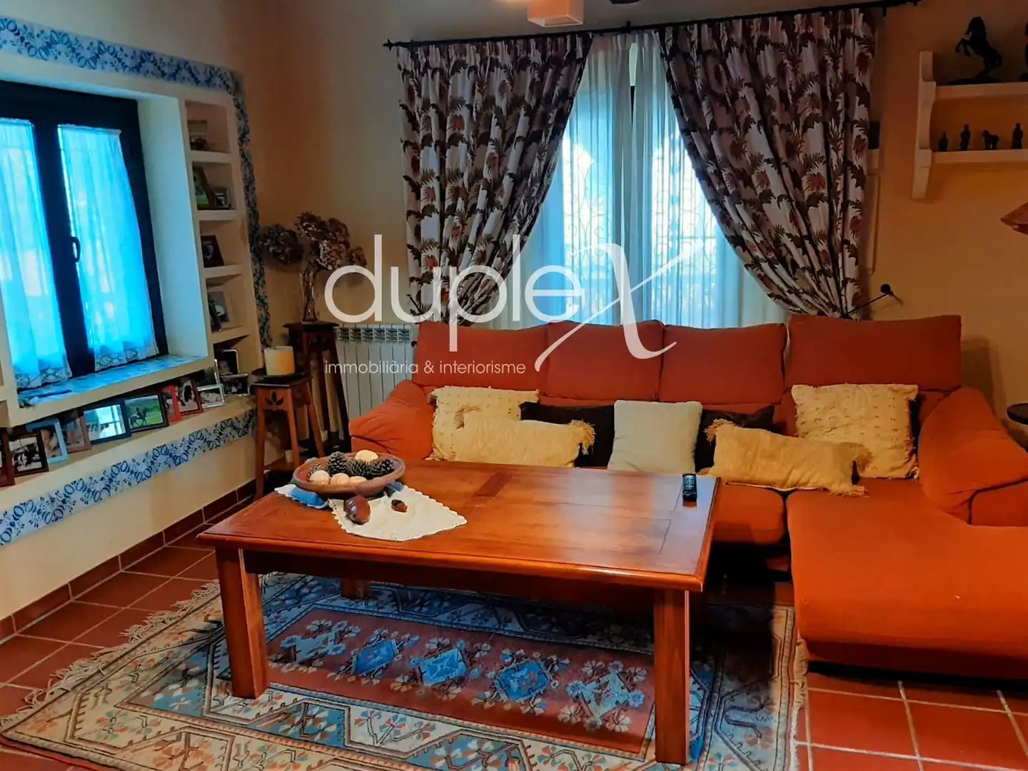 Sala de estar de Finca rústica en venta en Òrrius con Aire acondicionado, Jardín privado y Terraza