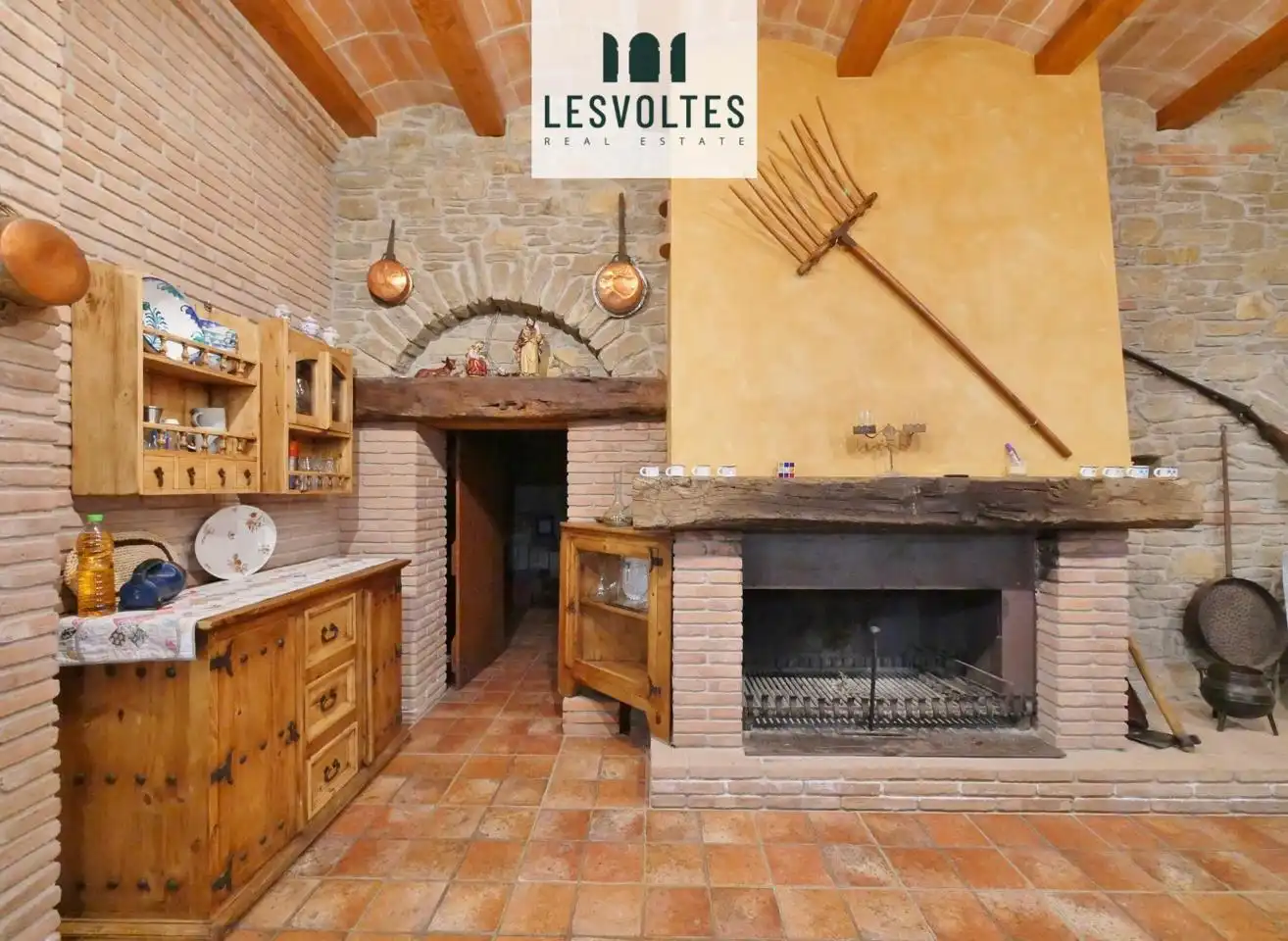 Kitchen of Houses for sale in Mont-ras  with Air Conditioner, Heating and Private garden