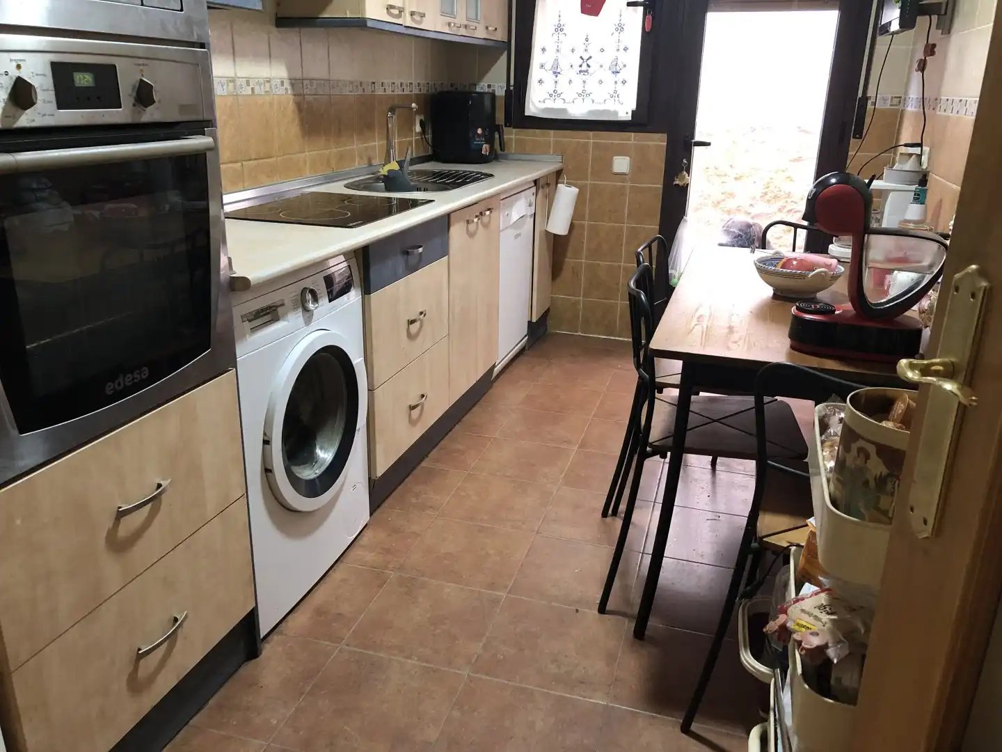 Kitchen of Detached homes for sale in Cabañas de Polendos  with Heating, Private garden and Balcony