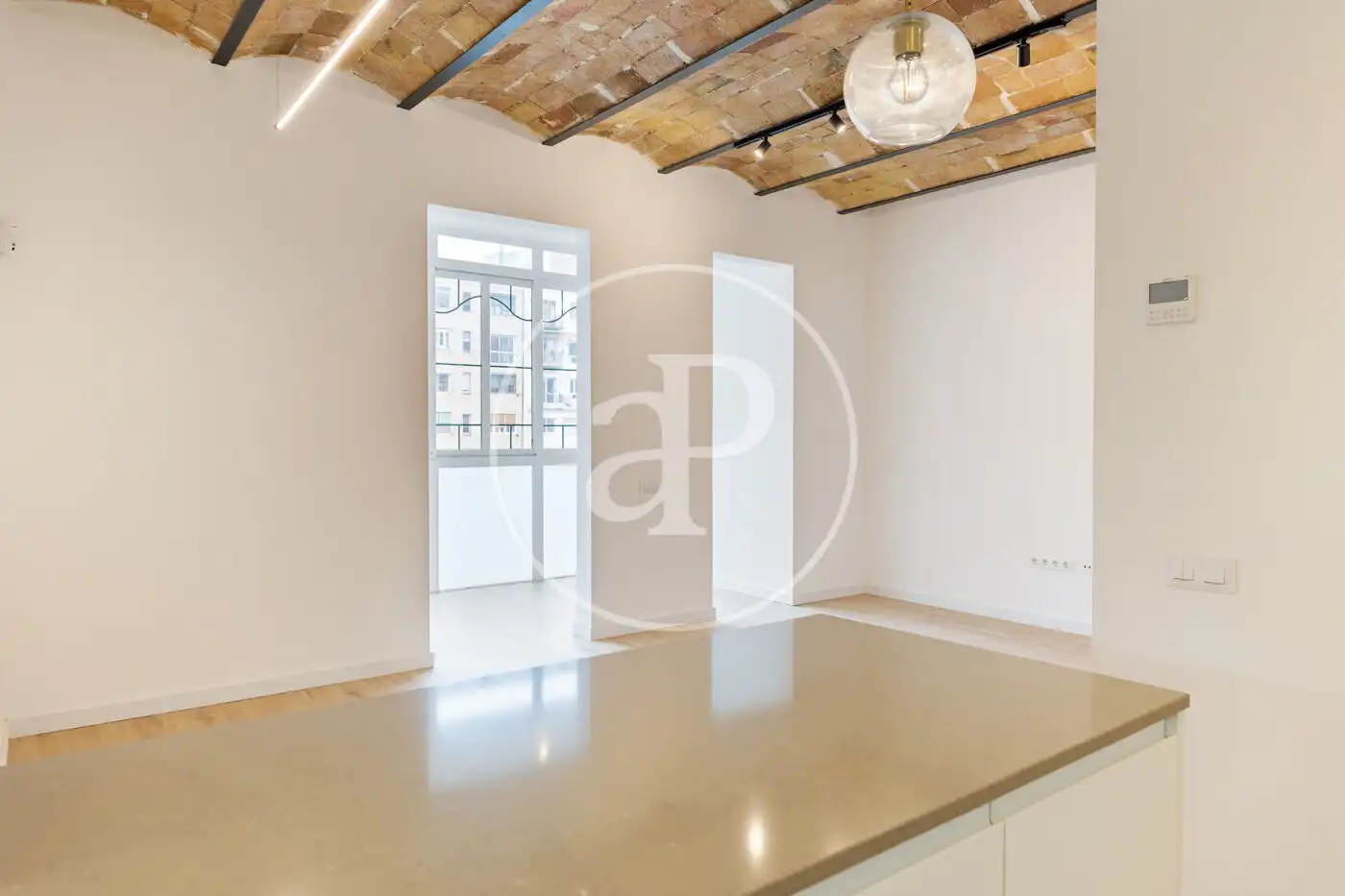 Exterior view of Flat for sale in Barcelona  with Air Conditioner and Heating