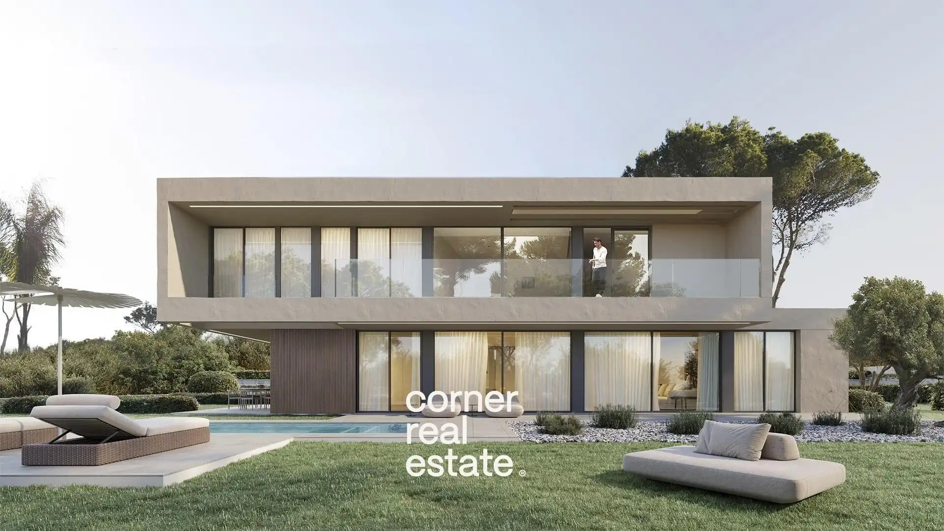 Exterior view of Houses for sale in Sant Cugat del Vallès  with Air Conditioner, Heating and Private garden