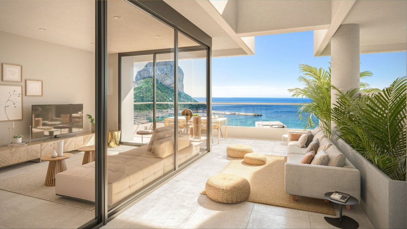 Terrassa de Apartament en venda en Calpe / Calp amb Aire condicionat, Terrassa i Traster