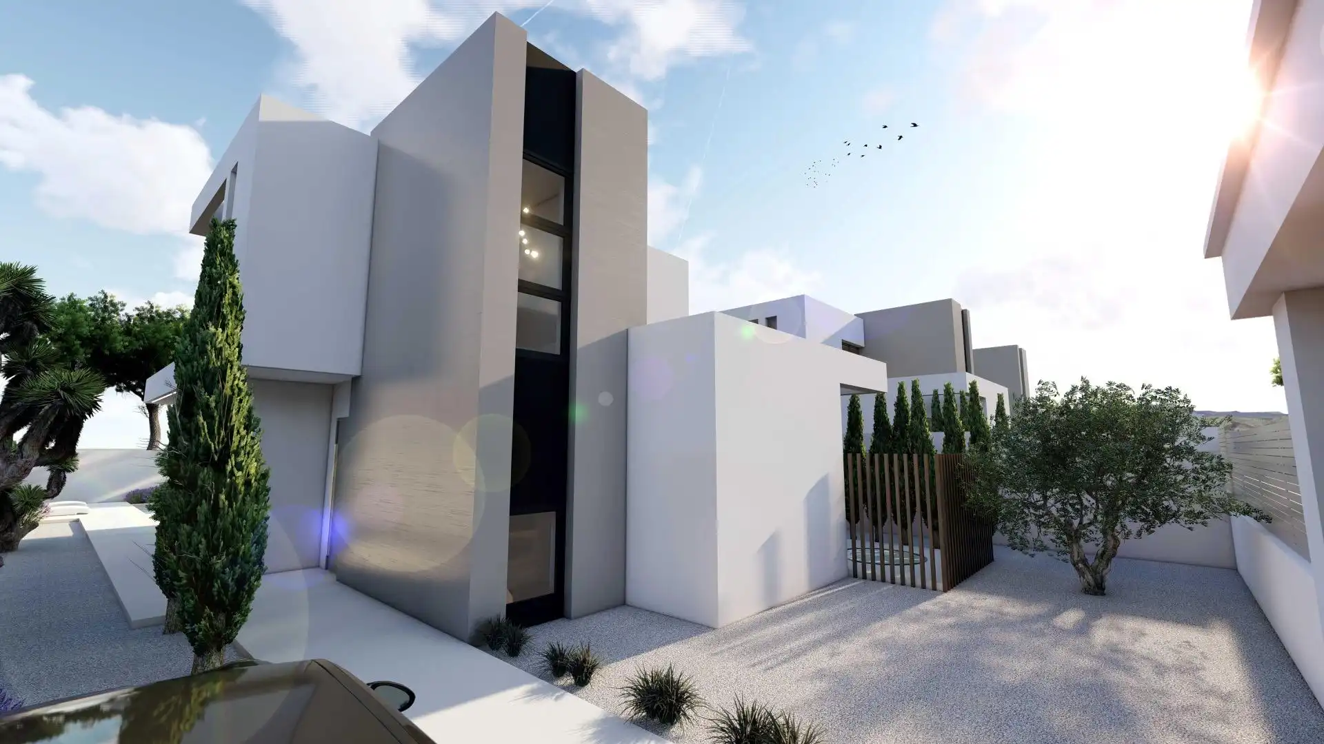Vista exterior de Casa o chalet en venta en Sant Joan d'Alacant con Aire acondicionado, Calefacción y Jardín privado