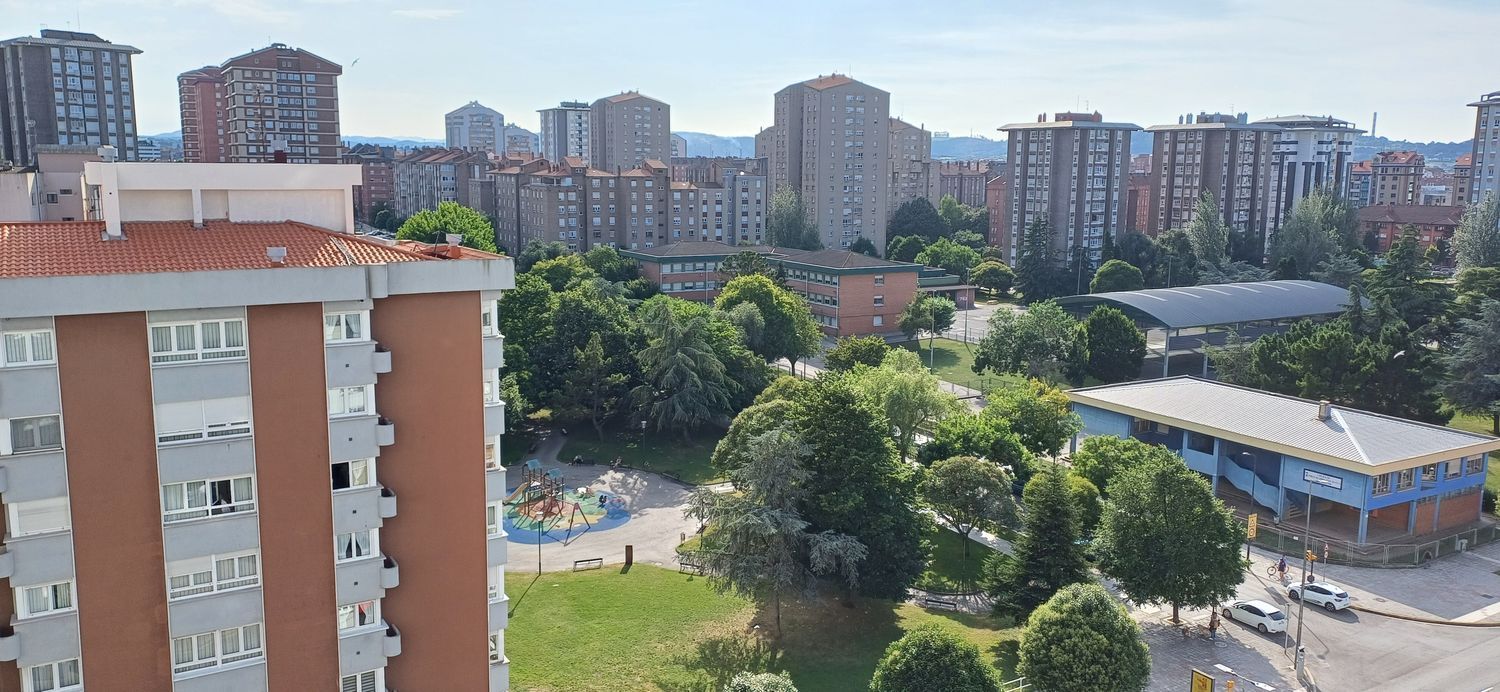 Exterior view of Flat for sale in Gijón   with Heating, Terrace and Swimming Pool