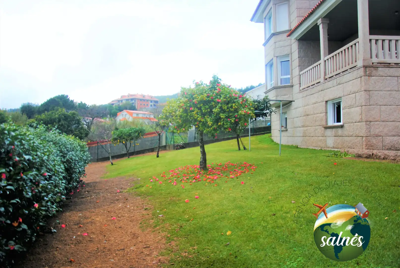 Garden of Houses for rent in Sanxenxo  with Private garden, Terrace and Furnished