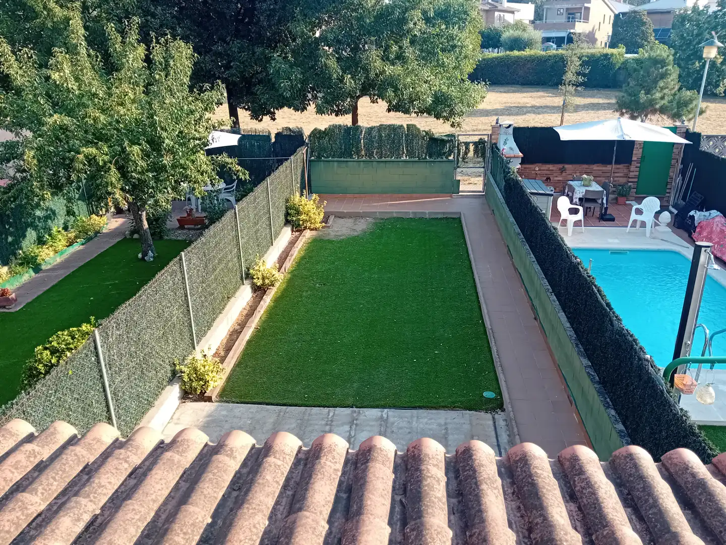 Jardí de Casa adosada en venda en Girona amb Calefacció, Jardí privat i Rentadora