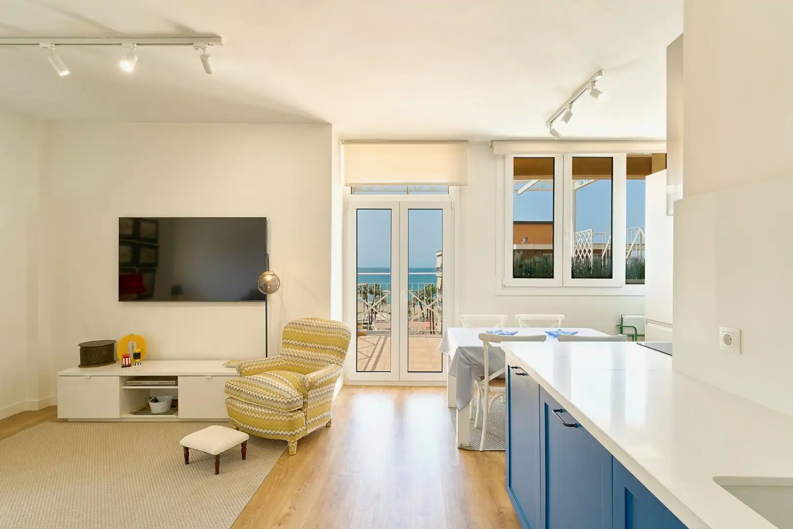 Wohnzimmer von Wohnung zum Verkauf in Málaga mit Klimaanlage, Heizung und Terrasse