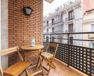 Balcony of Apartment for sale in  Madrid Capital  with Air Conditioner, Heating and Terrace