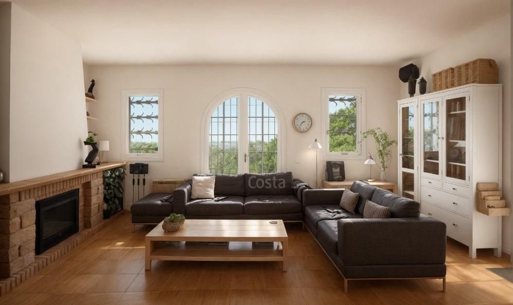 Living room of Country house for sale in Lloret de Mar  with Air Conditioner, Heating and Private garden