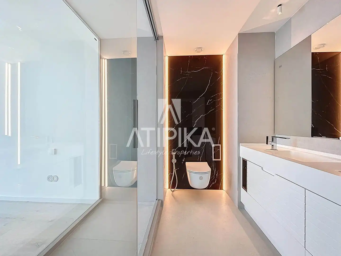 Bathroom of Houses for rent in Castelldefels  with Air Conditioner, Heating and Terrace