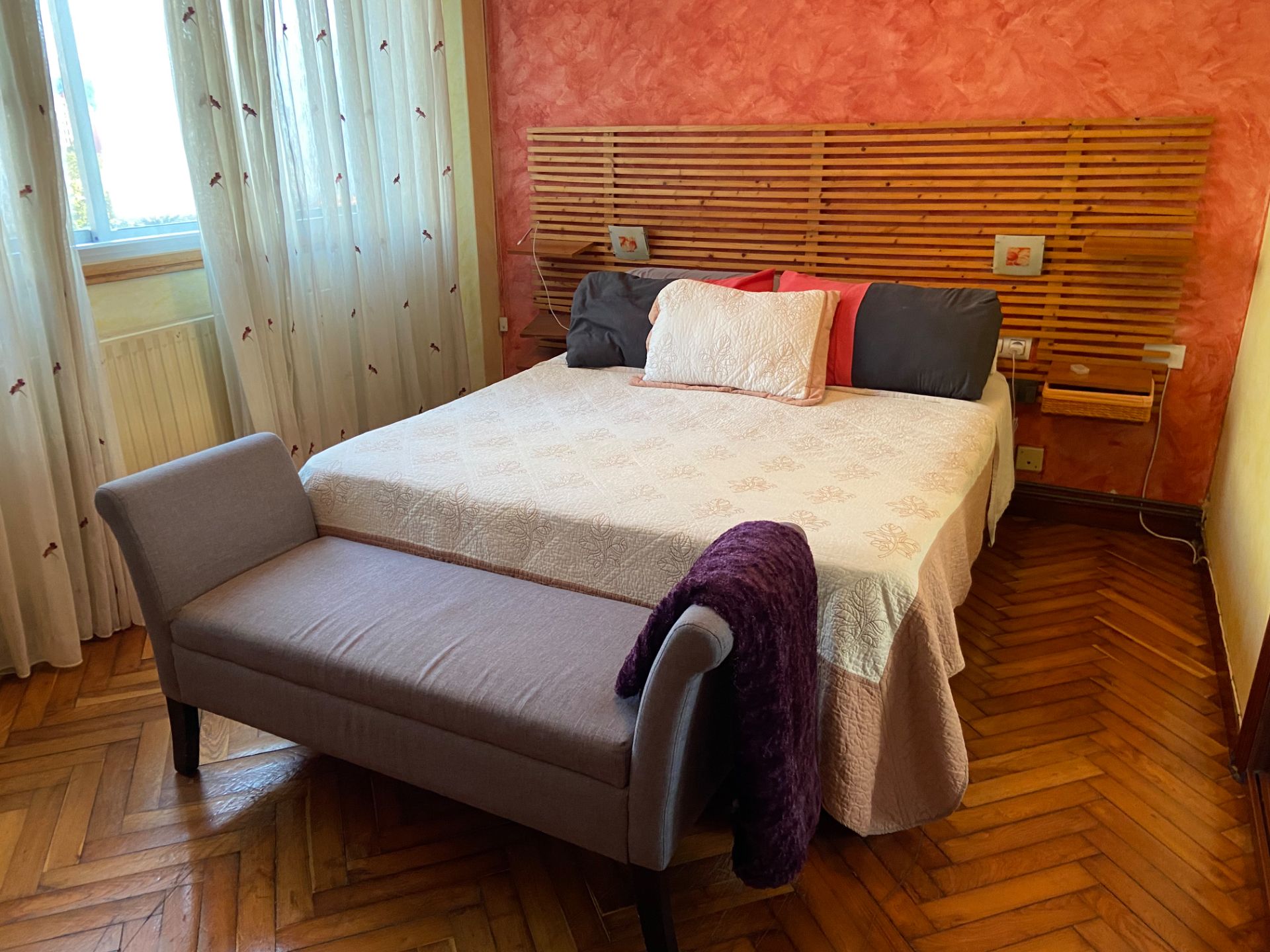 Bedroom of Flat for sale in Vigo   with Heating, Parquet flooring and Storage room