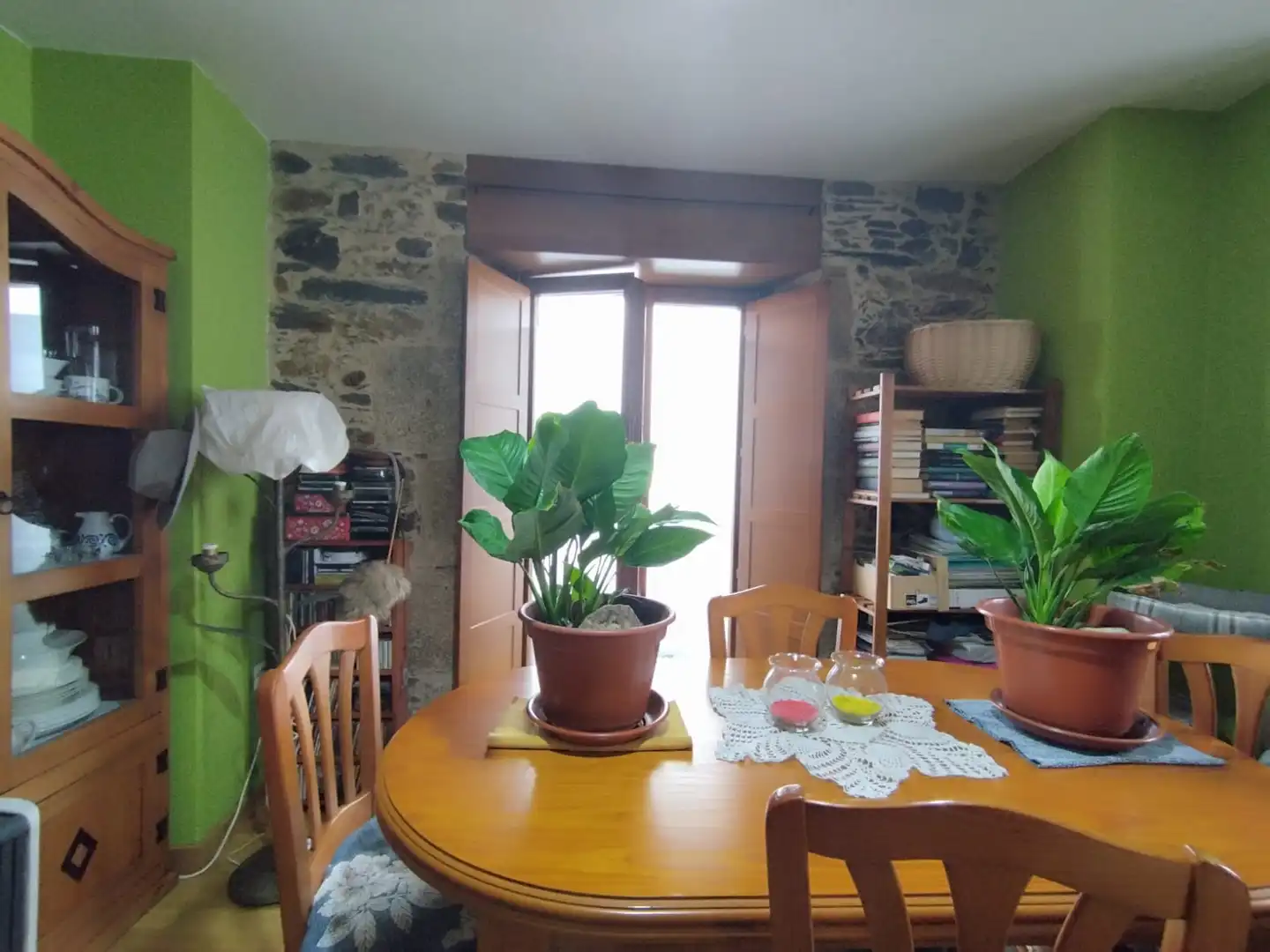 Esszimmer von Wohnung zum Verkauf in Betanzos mit Ofen und Balkon