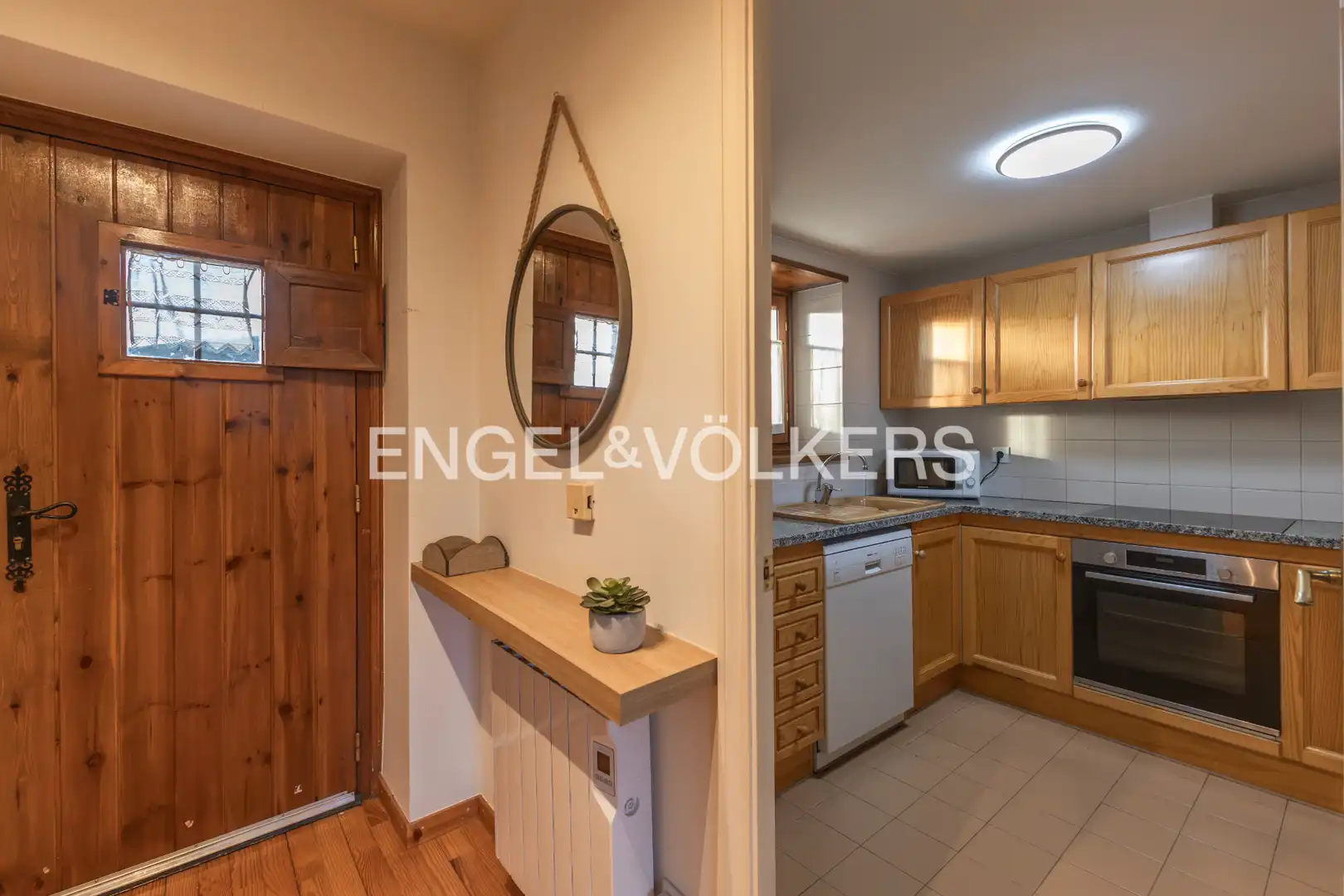 Cocina de Casa adosada en venta en Ger con Calefacción, Jardín privado y Parquet