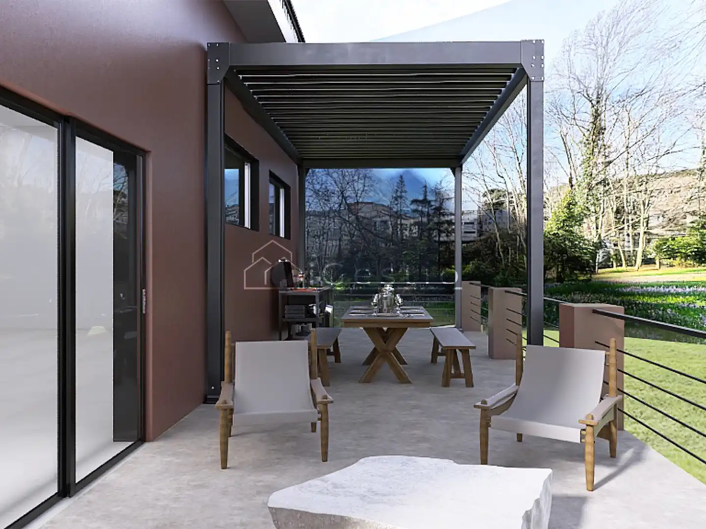 Terraza de Casa adosada en venta en Arbúcies con Aire acondicionado, Terraza y Balcón
