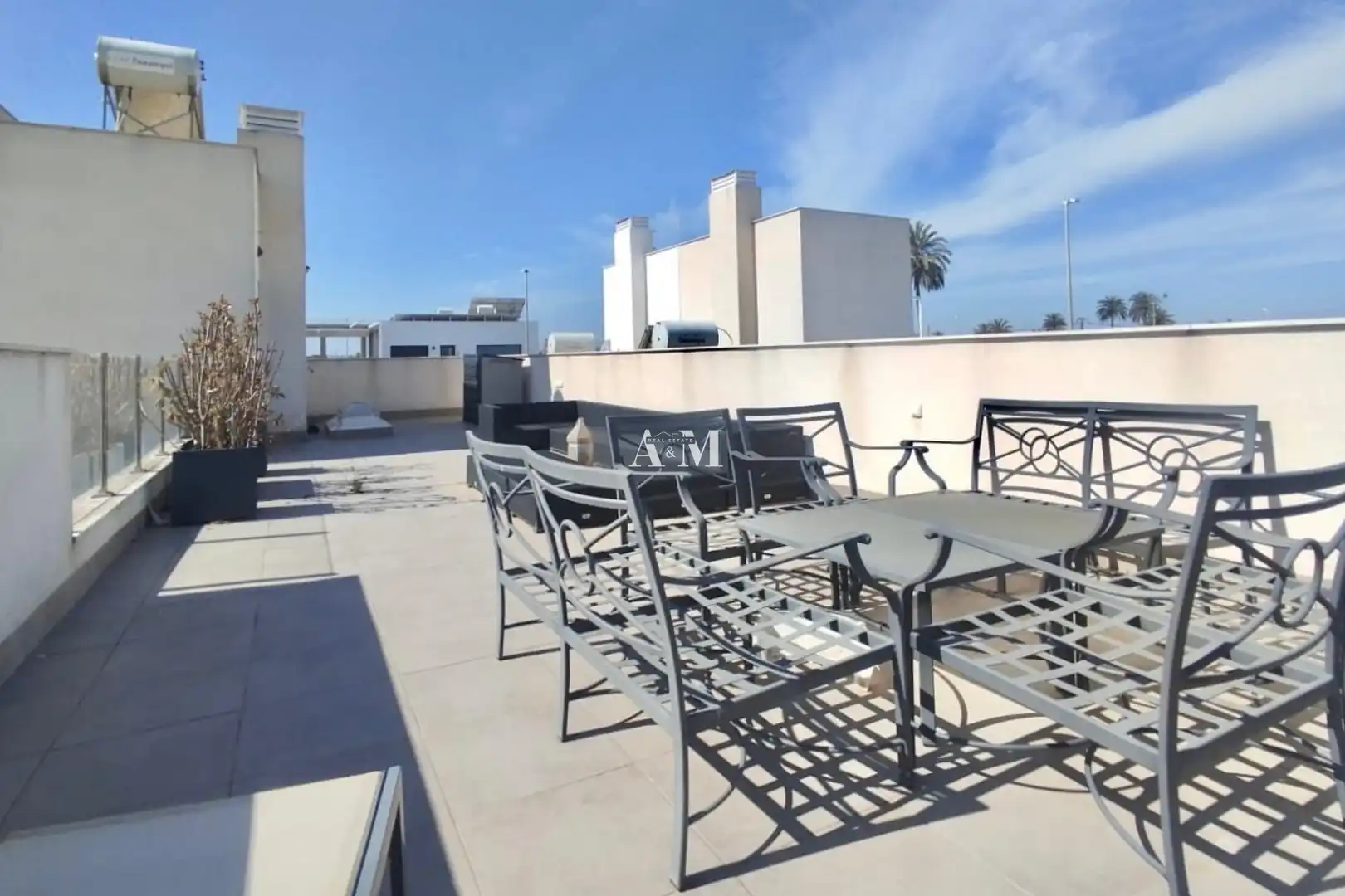 Terraza de Casa o chalet de alquiler en Daya Vieja con Aire acondicionado, Calefacción y Jardín privado