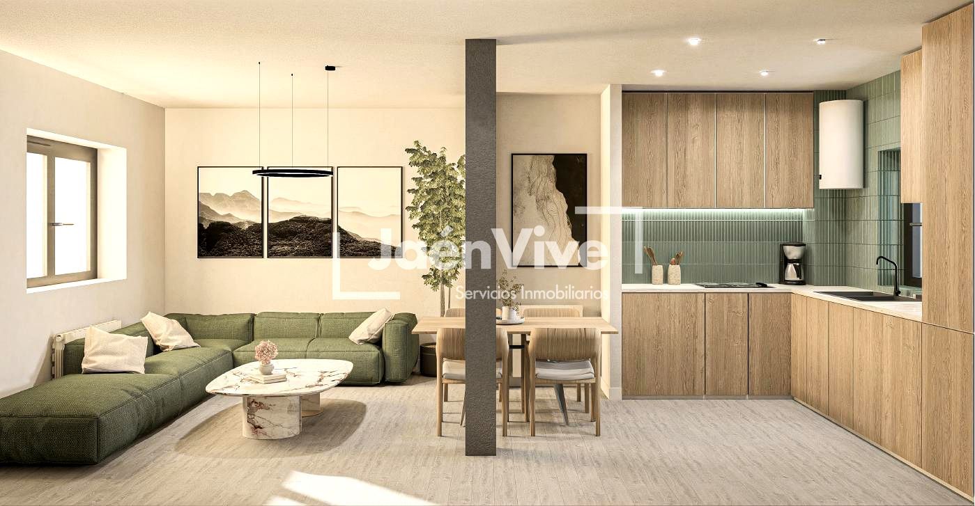 Living room of Single-family semi-detached for sale in  Jaén Capital  with Air Conditioner, Heating and Storage room