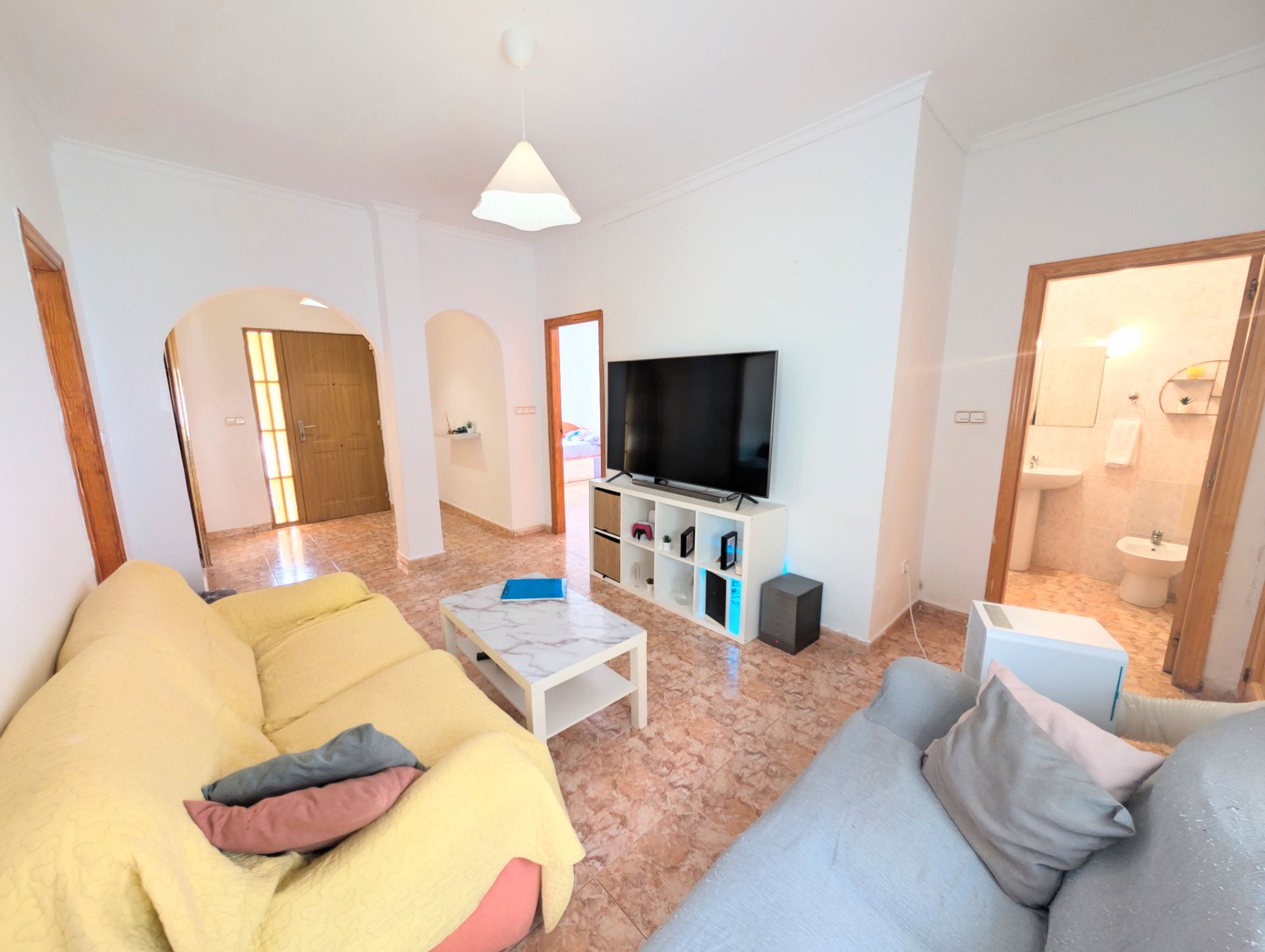 Sala d'estar de Casa adosada en venda en Cartagena