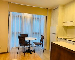 Dining room of Apartment to rent in Gijón   with Heating, Parquet flooring and Furnished