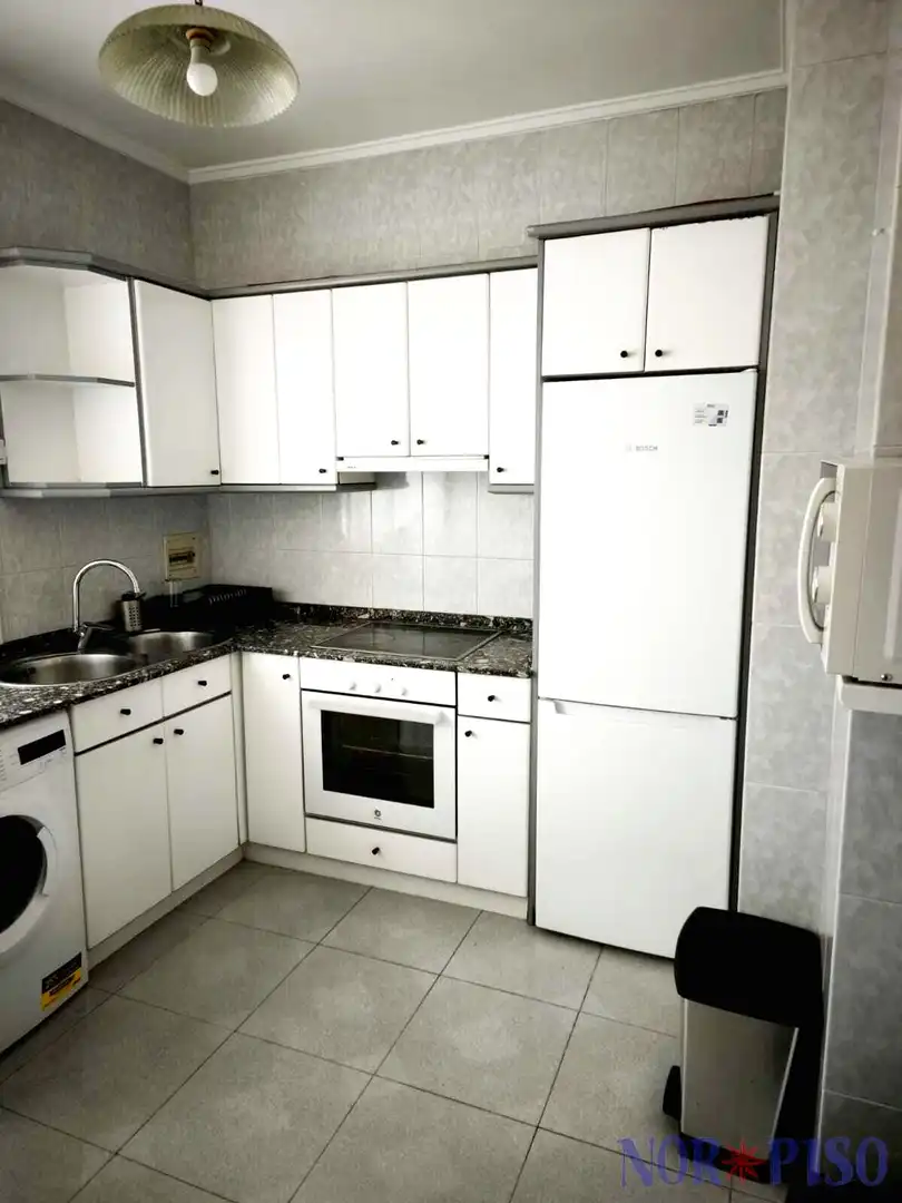 Kitchen of Flat for rent in Bilbao   with Heating, Terrace and Furnished
