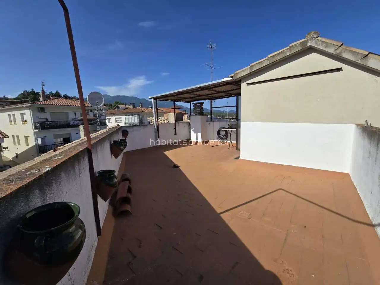 Terrassa de Casa adosada en venda en Sant Celoni amb Aire condicionat, Calefacció i Jardí privat