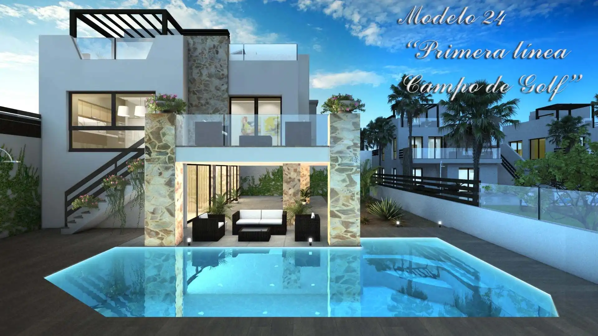 Swimming pool of Houses for sale in Rojales  with Terrace, Storage room and Swimming Pool