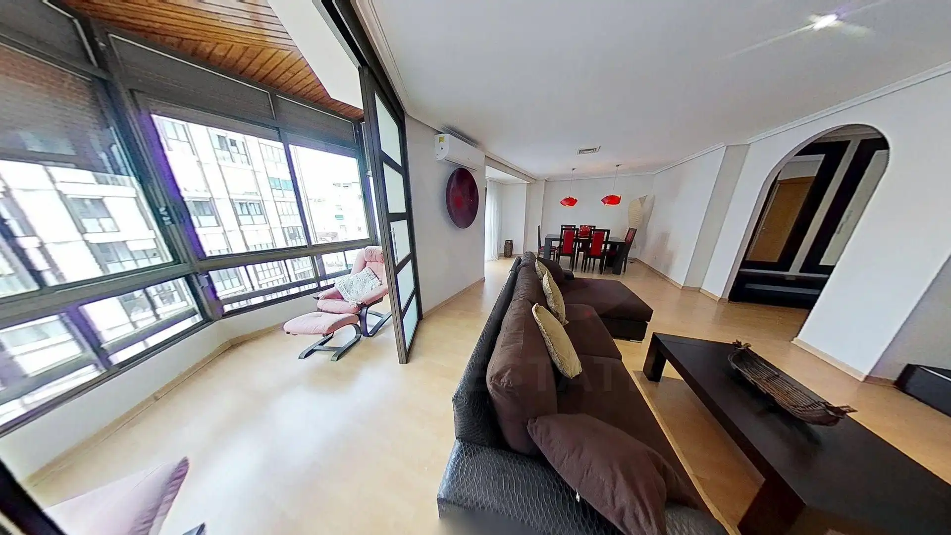 Wohnzimmer von Wohnung zur Miete in Centro