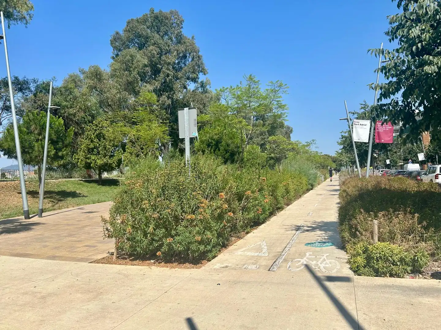 Vista exterior de Pis en venda en Sant Adrià de Besòs amb Aire condicionat, Moblat i Forn